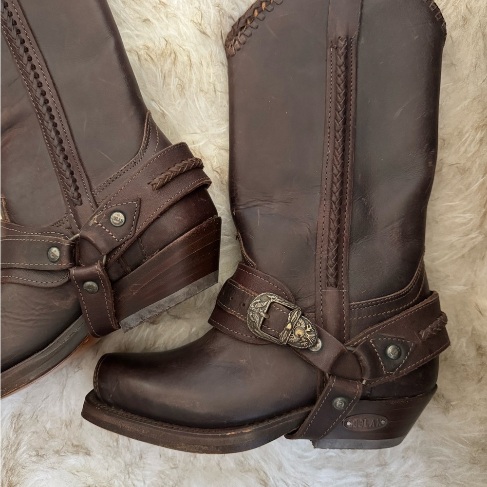 Brown Leather Women's Boots